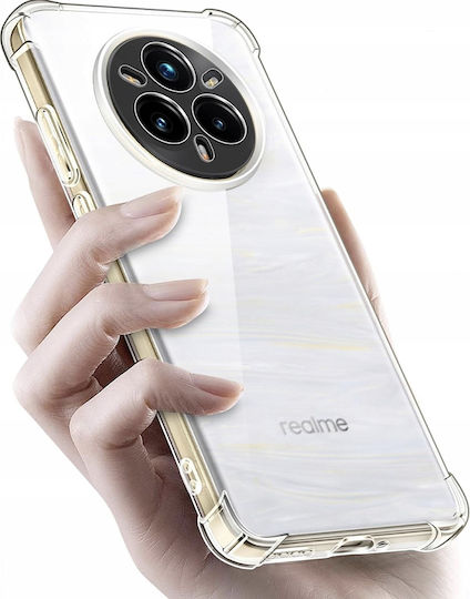Techsuit Задна корица Силикон Прозрачен (Realme 14 Pro+)
