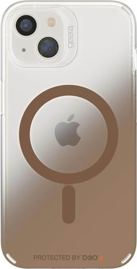 Gear4 Milan Magsafe Задна корица Пластмаса Златист (iPhone 13)