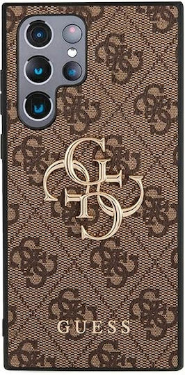 Guess Задна корица Пластмаса Кафяв (Galaxy S22 Ultra 5G)