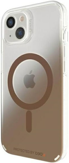 Gear4 Milan Magsafe Задна корица Пластмаса Златист (iPhone 13)