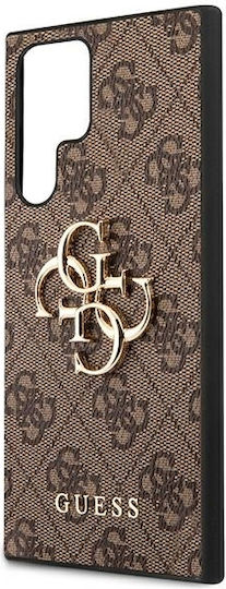 Guess Задна корица Пластмаса Кафяв (Galaxy S22 Ultra 5G)