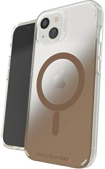 Gear4 Milan Magsafe Задна корица Пластмаса Златист (iPhone 13)