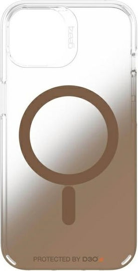 Gear4 Milan Magsafe Задна корица Пластмаса Златист (iPhone 13)