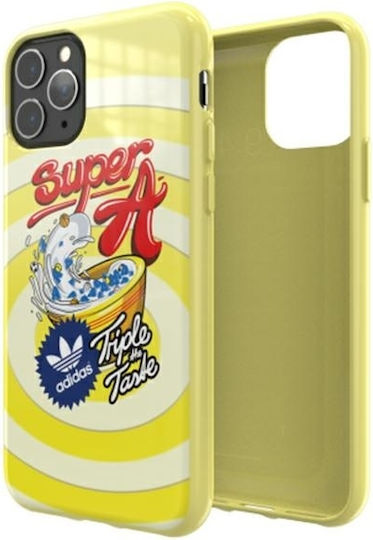 adidas BODEGA Back Cover Silicon Galben (iPhone 11 Pro)