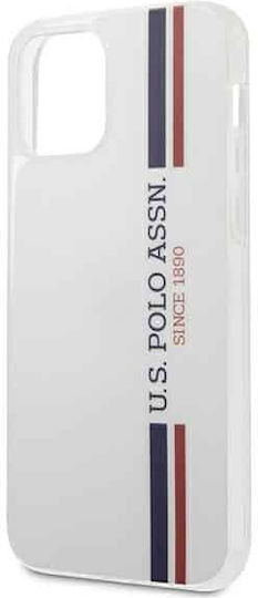 U.S. Polo Assn. Tricolor Back Cover Πλαστικό Λευκό (iPhone 12 mini)