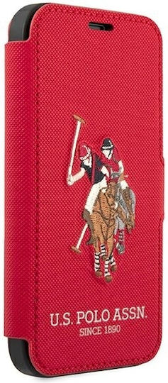 U.S. Polo Assn. Embroidery Collection Buchen Sie Synthetisches Leder Mehrfarbig (iPhone 12 / 12 Pro)