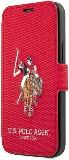 U.S. Polo Assn. Embroidery Collection Book Piele artificială Multicolor (iPhone 12 Pro Max)