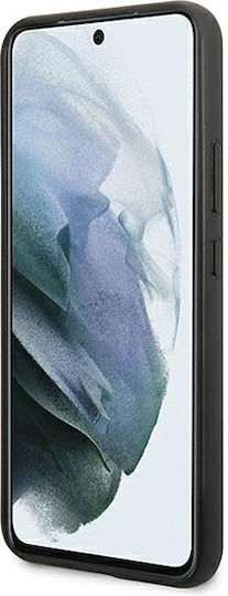 Mercedes-Benz Leather Stars Pattern Back Cover Δερμάτινο Μαύρο (Galaxy S22+ 5G)