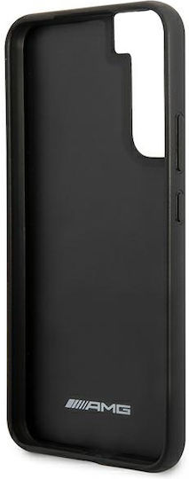 Mercedes-Benz Carbon Stripe & Embossed Umschlag Rückseite Kunststoff Schwarz (Galaxy S22+ 5G)