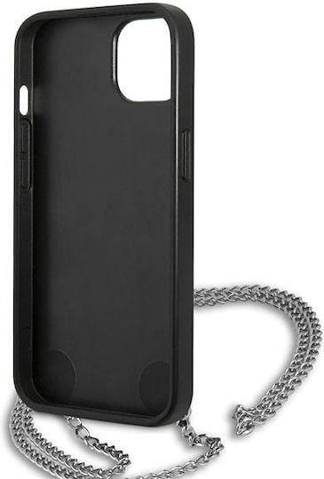 Karl Lagerfeld Back Cover Silicone with Strap Black (iPhone 13 mini)