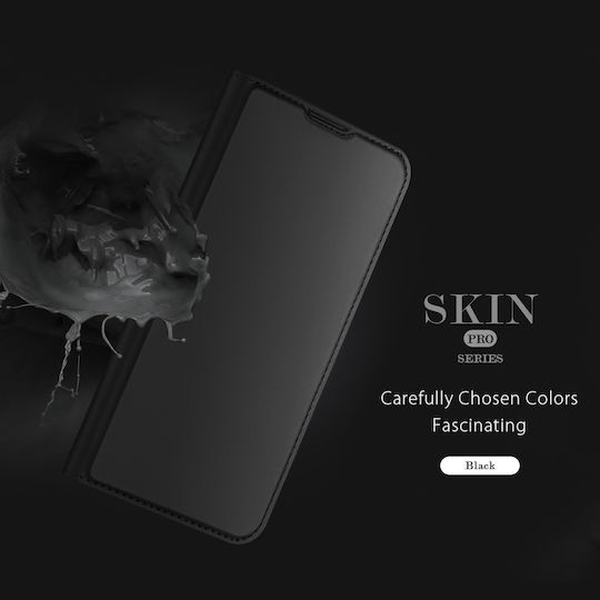 Dux Ducis Skin Pro Buchen Sie Synthetisches Leder Schwarz (iPhone 14 Pro)