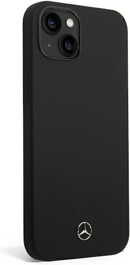 Mercedes-Benz Back Cover Σιλικόνης Μαύρο (iPhone 14 Plus)