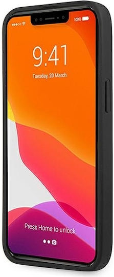 Mercedes-Benz Leather Hot Stamped Back Cover Leather Black (iPhone 14 Pro)