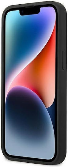 BMW Stamp Back Cover Leather / Plastic Black (iPhone 14 Plus)