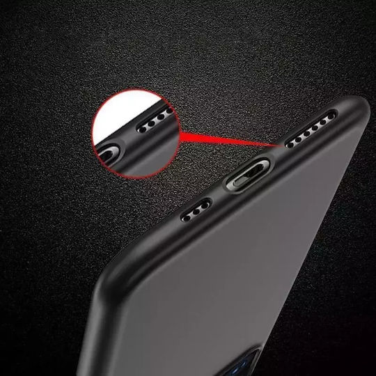 Hurtel Redmi A2 Back Cover Σιλικόνης Μαύρο (Redmi A1 / A2)