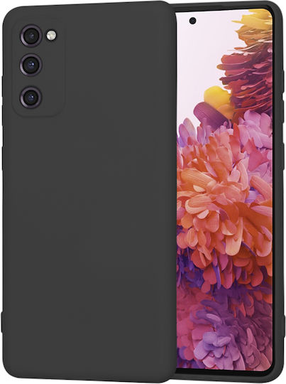 Techsuit Umschlag Rückseite Silikon Schwarz (Galaxy S20 FE)