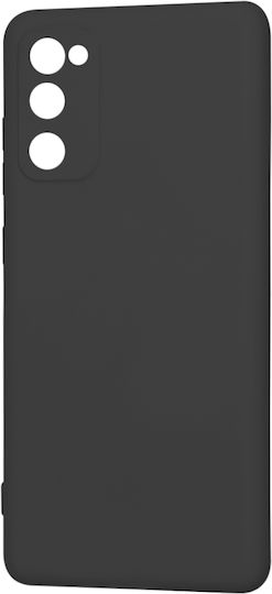 Techsuit Umschlag Rückseite Silikon Schwarz (Galaxy S20 FE)