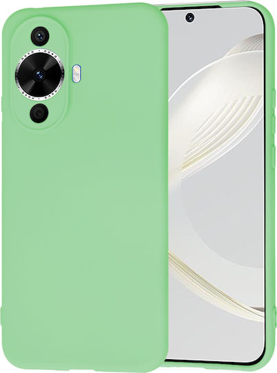 Techsuit Umschlag Rückseite Silikon Grün (Huawei Nova 11 / 12s)