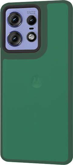 Techsuit Halofrost Umschlag Rückseite Silikon Grün (Motorola Edge 50 Pro)