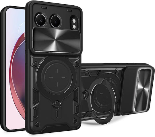 Techsuit Back Cover Πλαστικό / Σιλικόνης Μαύρο (OnePlus Nord 4)