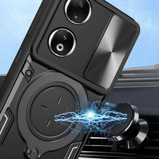Techsuit Back Cover Silicon Negru (Honor 90)
