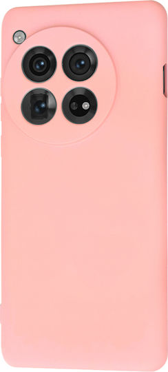 Techsuit Umschlag Rückseite Silikon Rosa (OnePlus 12)