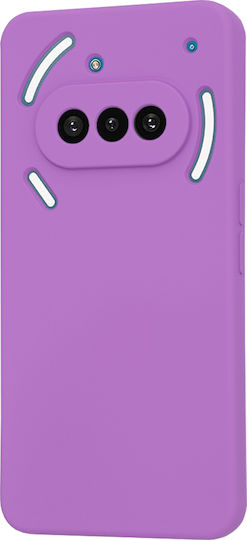 Techsuit Back Cover Silicone Purple (Nothing Phone (3a))