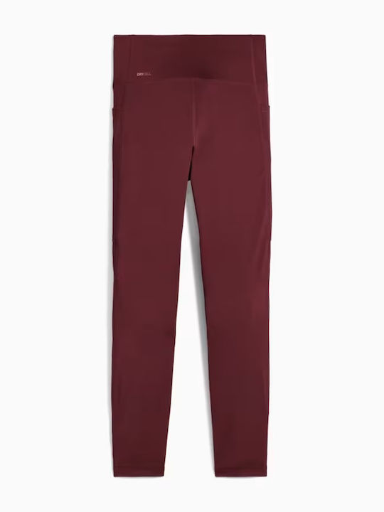 Instruire Colanti de femei Cropped Colanti Burgundy