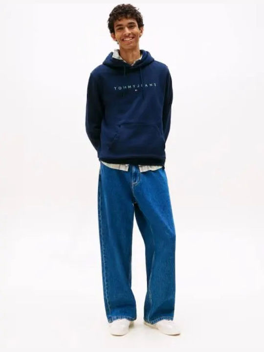 Sweatshirt with Hood Dark Night Navy