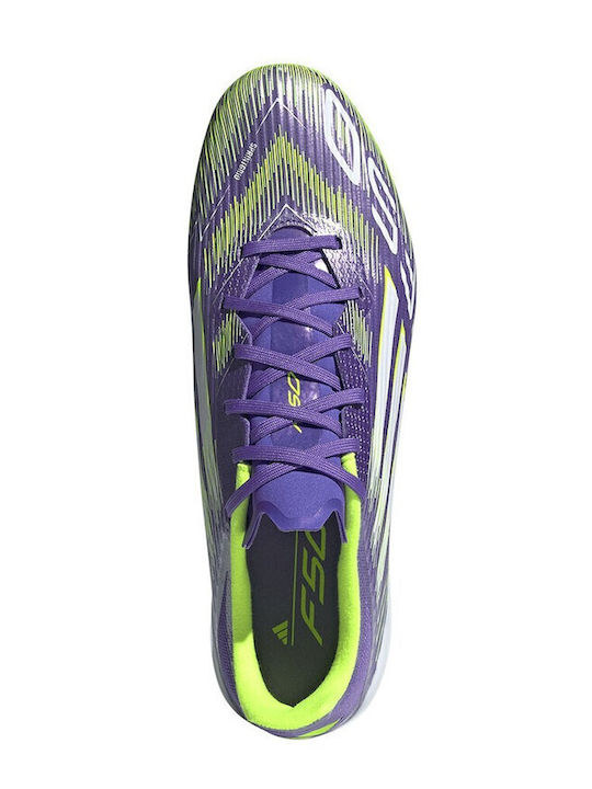 adidas F50 League Футболни Обувки с Бутони Лилав