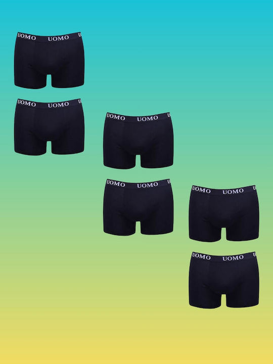 Herren Boxershorts Black 6Packung