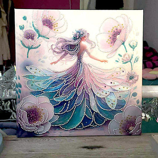 Diamond Painting Fairy Canvas 30x30cm Tiles 17pxd75