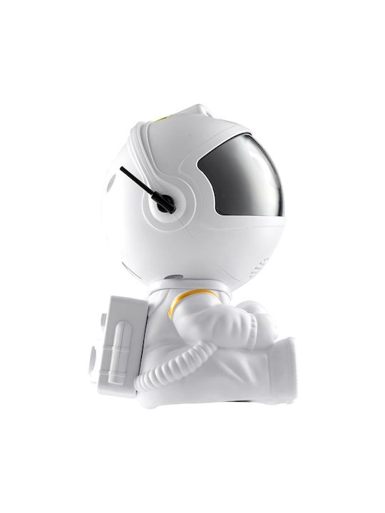 XO Παιδικό Φωτιστικό Projector Astronaut Λευκό