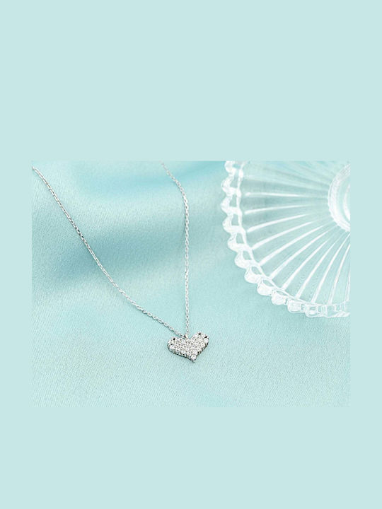 Sorelly Necklace with design Heart from Silver