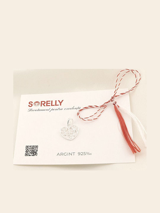 Sorelly Charm Καρδιά από Ασήμι