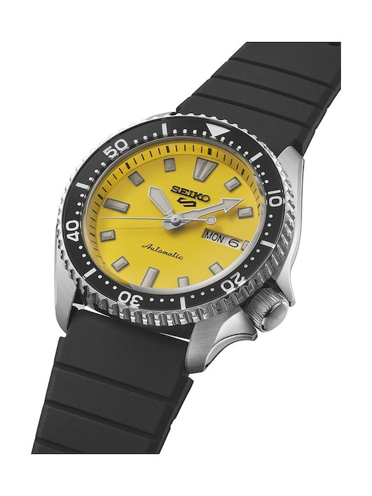 Skx Series Ρολόι Αυτόματο με Καουτσούκ Λουράκι Skx Series Ρολόι Αυτόματο με Καουτσούκ Λουράκι