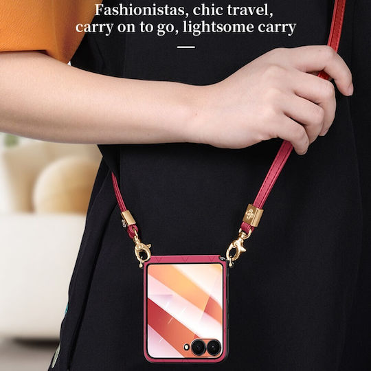 Sulada Back Cover Plastic Pink (Galaxy Z Flip7)
