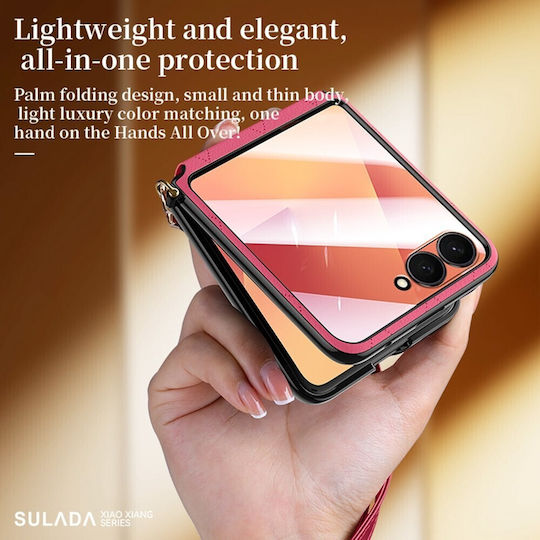 Sulada Back Cover Plastic Pink (Galaxy Z Flip7)