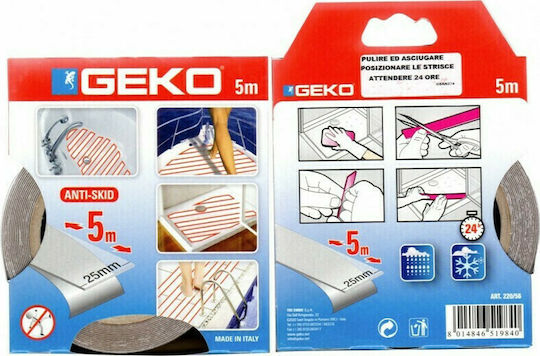 Geko Αυτοκόλλητη Ταινία Επισκευών Διάφανη 5mx25mm