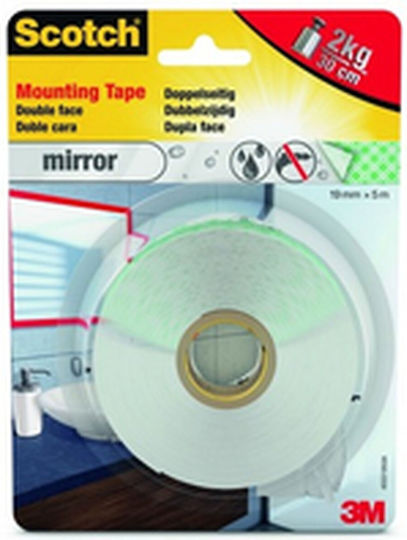 Scotch-fix Doppelseitiges Spiegelband 19 mm x 5 m