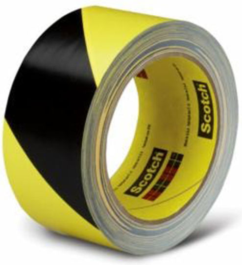 3M Safety Stripe Tape Αυτοκόλλητη Ταινία Κίτρινη 33mx50mm