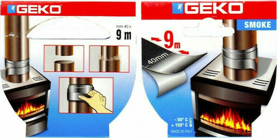 Geko Smoke Silver Self-Adhesive Aluminum Tape Gray 40mmx9m 1pcs