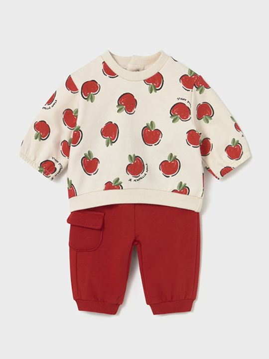 Kinder-Set mit Hose Winter 4Stück Cherry