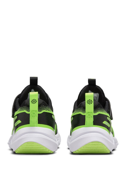 Cosmic Runner Kids Sports Shoes Running with Hoop & Loop Closure Black