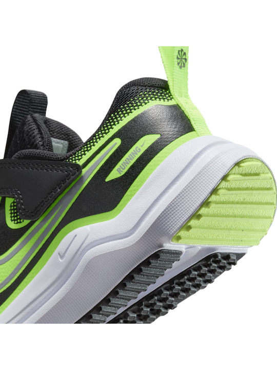 Cosmic Runner Kids Sports Shoes Running with Hoop & Loop Closure Black