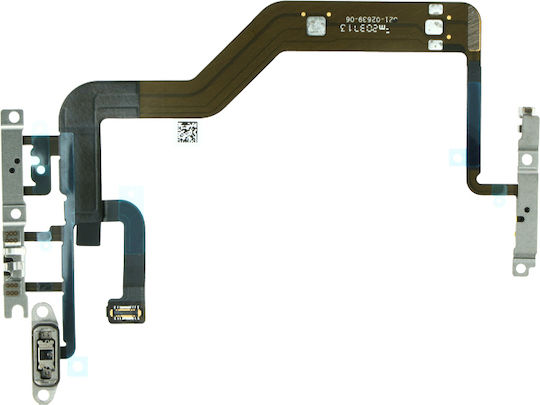 Power&Volume Button Flex Kabel Metallhalterung iPhone 12/12 Pro Ori