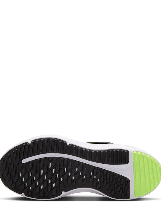 Cosmic Runner Kids Sports Shoes Running with Hoop & Loop Closure Black