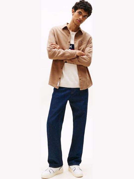 Long-sleeved Flannel Shirt Pecan Nut