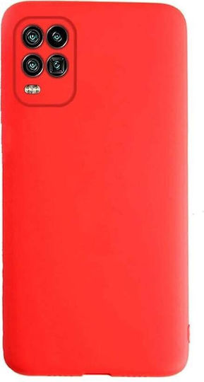Sonique Liquid Umschlag Rückseite Silikon Rot (Xiaomi Mi 10 Lite)