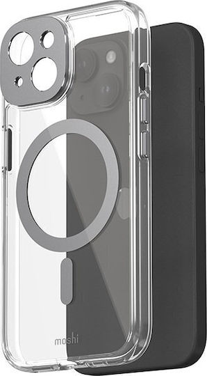 Moshi Iglaze Brieftasche Silikon Gray (iPhone 15)